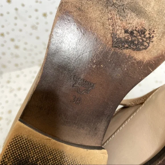 Free People | Brady Blush Pink Leather Suede Loafers Ankle Boots Size 38 - Picture 12 of 15